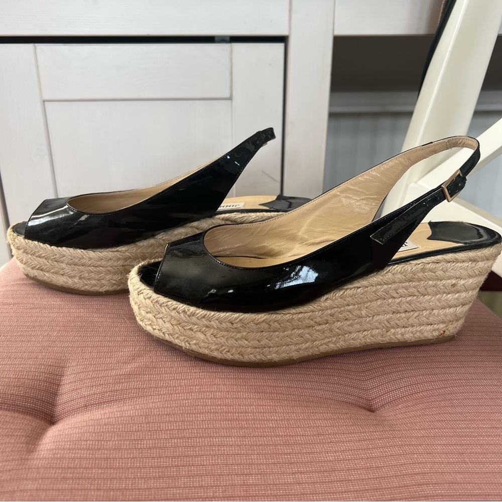 Jimmy choo patent leather heels